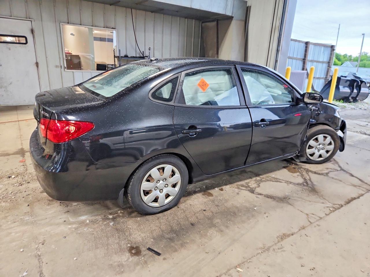 2008 Hyundai Elantra Gls Black vin: KMHDU46D78U571749