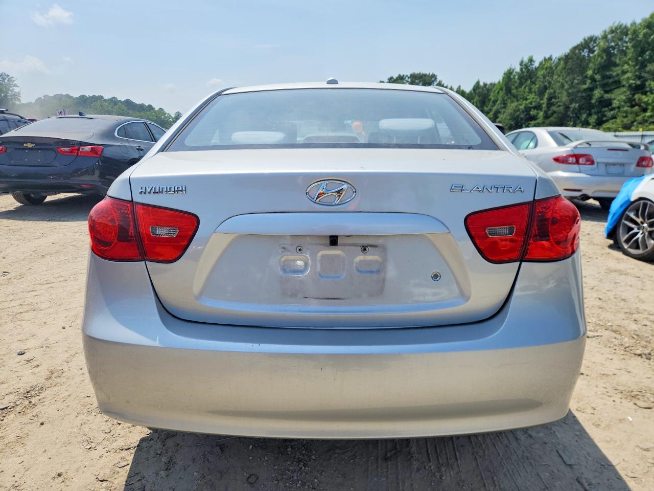 2009 Hyundai Elantra Gls Silver vin: KMHDU46D79U597561