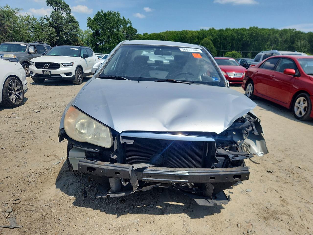 2009 Hyundai Elantra Gls Silver vin: KMHDU46D79U597561