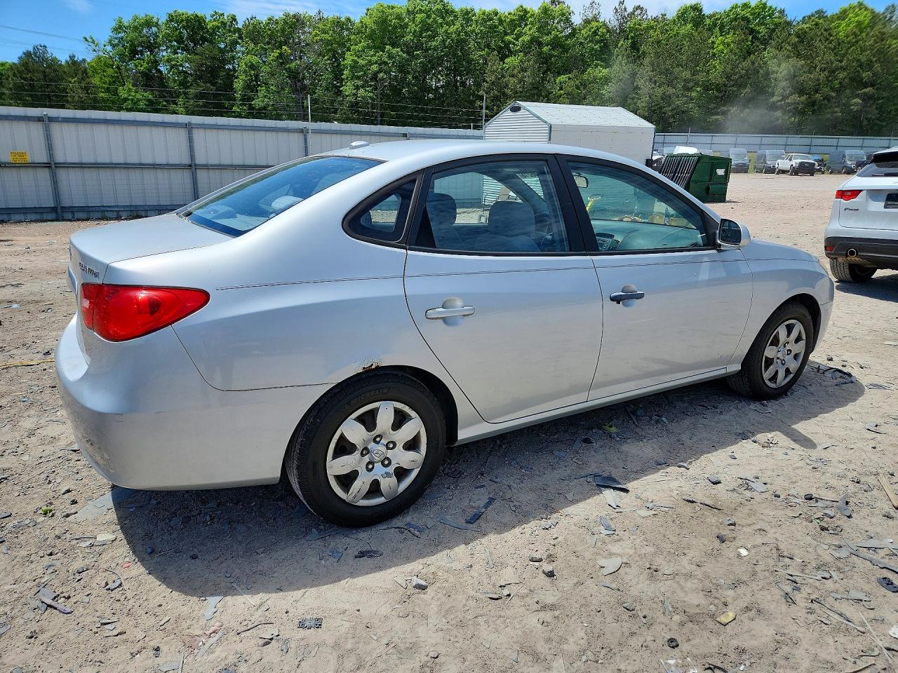 2009 Hyundai Elantra Gls Silver vin: KMHDU46D79U598337