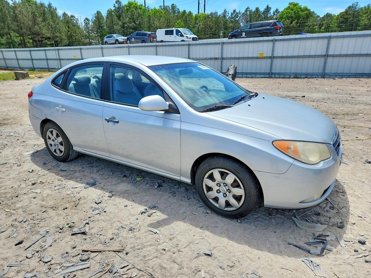 2009 Hyundai Elantra Gls Silver vin: KMHDU46D79U598337