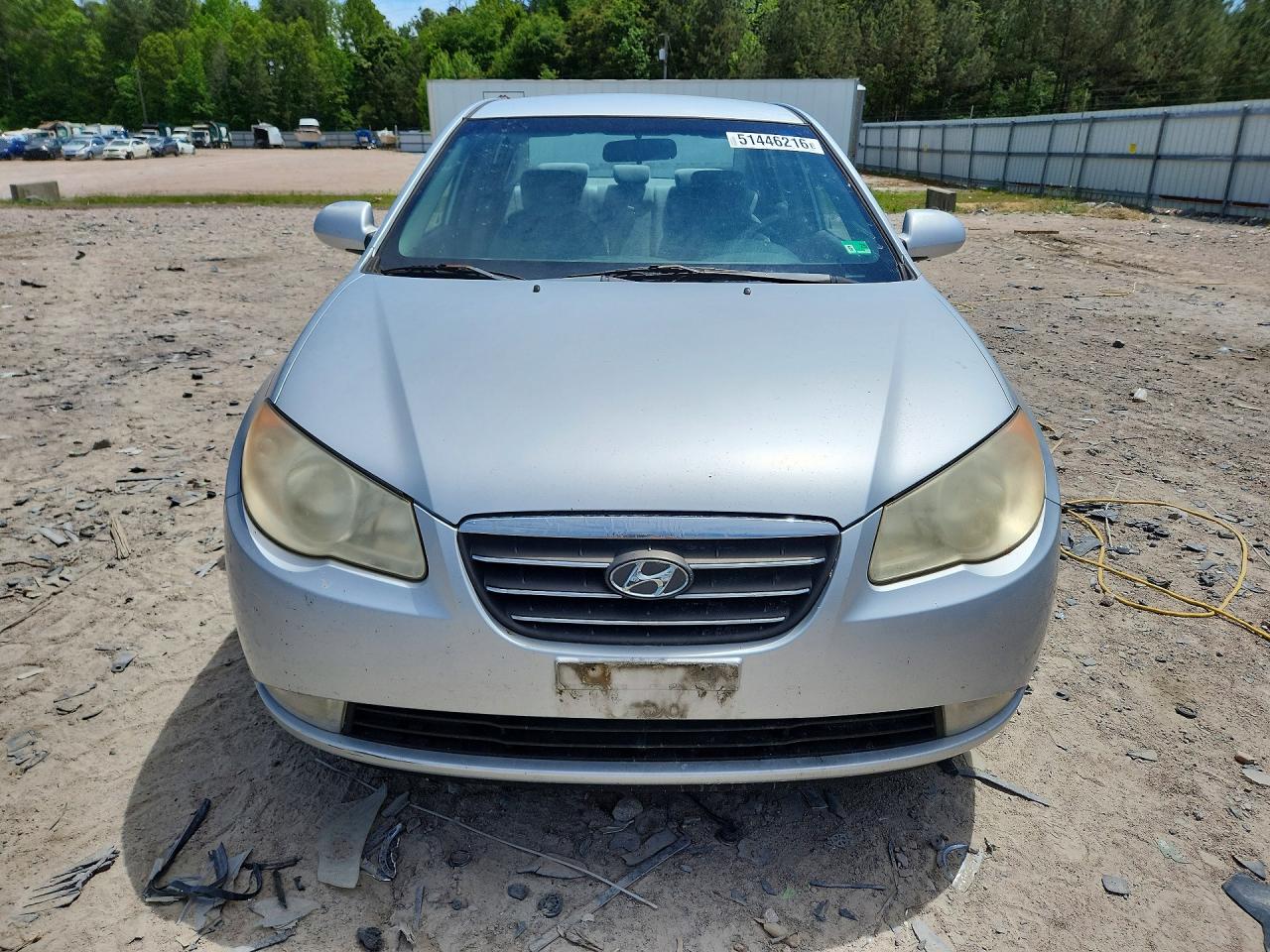 2009 Hyundai Elantra Gls Silver vin: KMHDU46D79U598337
