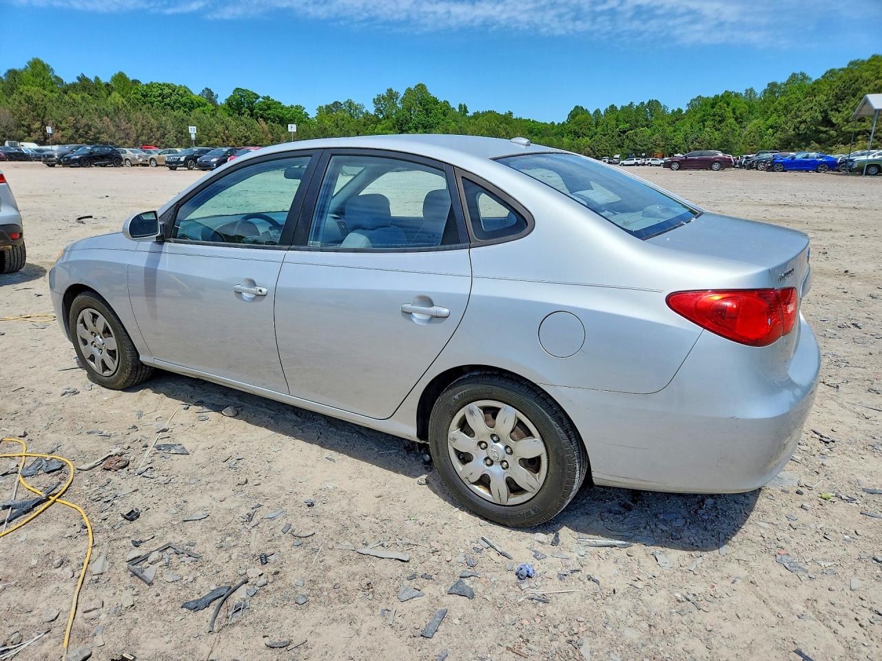2009 Hyundai Elantra Gls Silver vin: KMHDU46D79U598337
