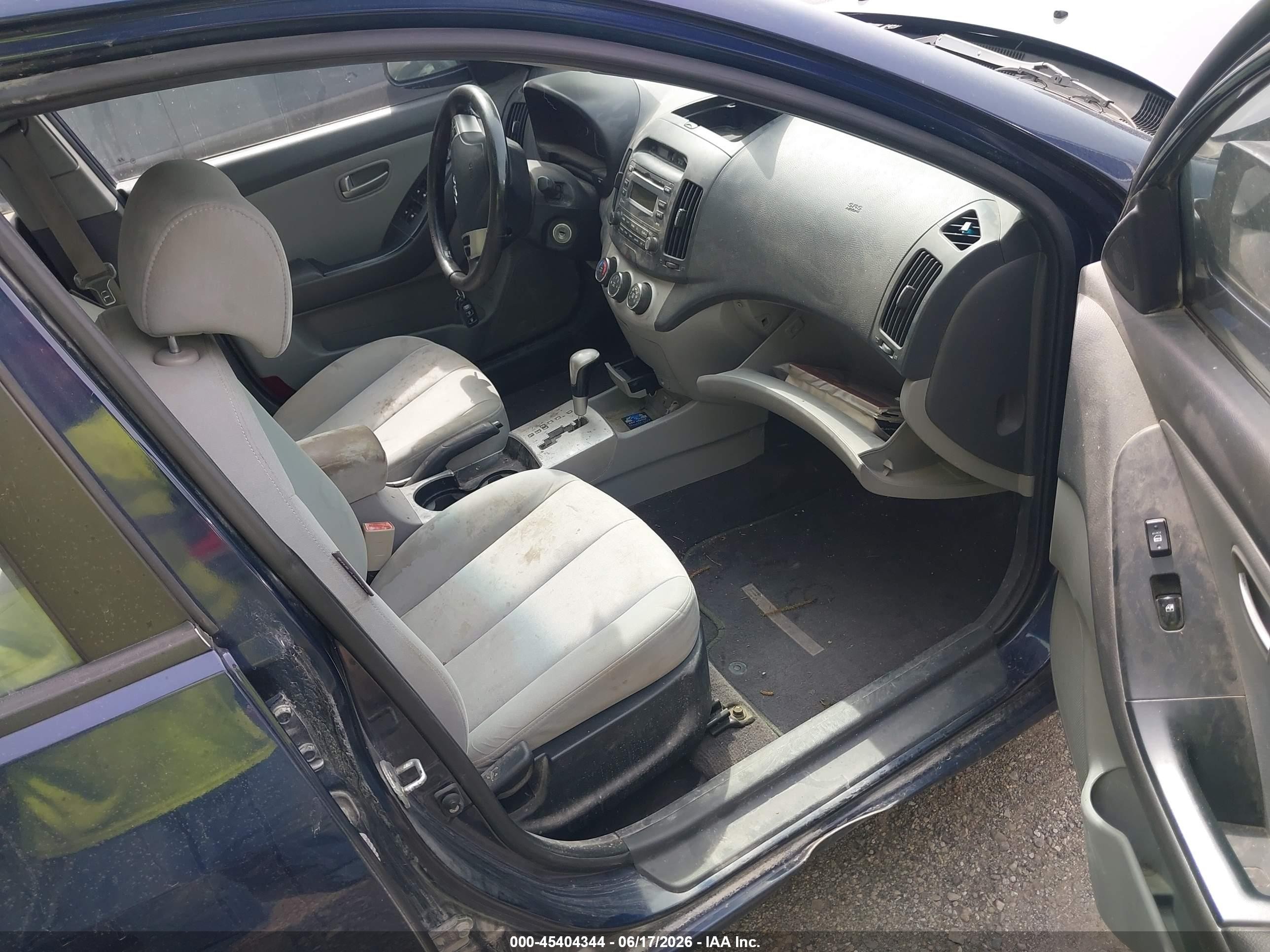 2009 Hyundai Elantra Se Blue vin: KMHDU46D79U601074