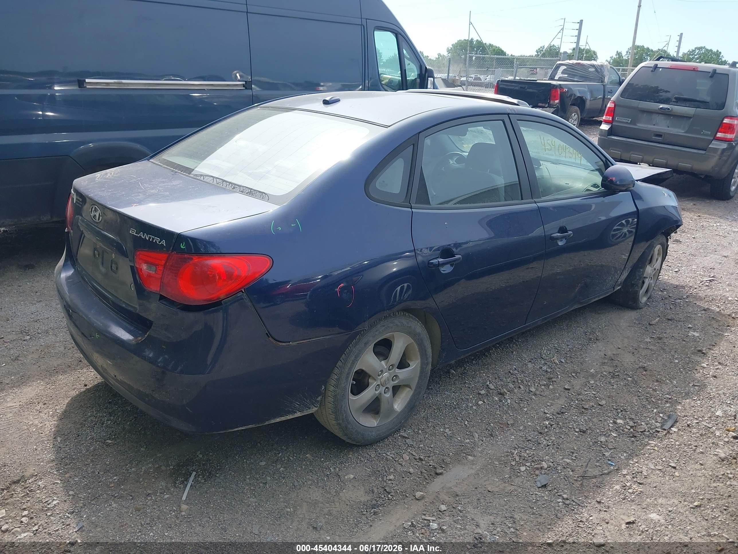 2009 Hyundai Elantra Se Blue vin: KMHDU46D79U601074