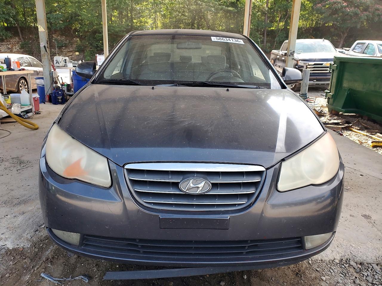 2009 Hyundai Elantra Se Gray vin: KMHDU46D79U612950
