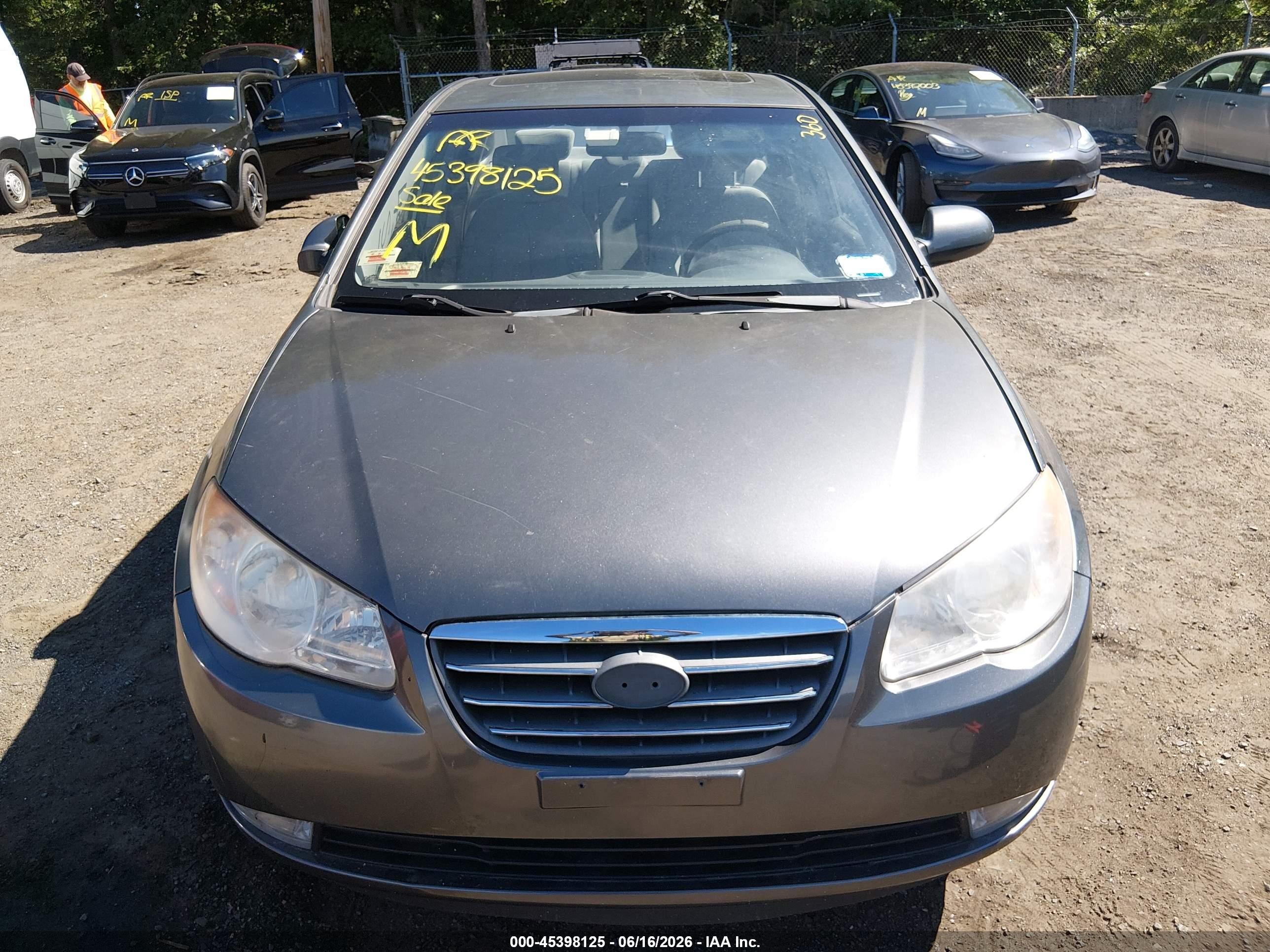 2009 Hyundai Elantra Se Gray vin: KMHDU46D79U613354
