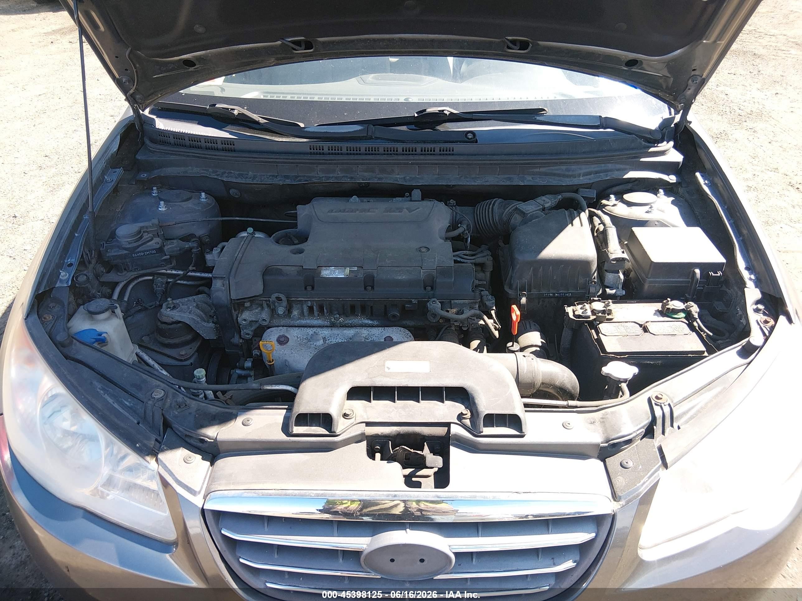 2009 Hyundai Elantra Se Gray vin: KMHDU46D79U613354