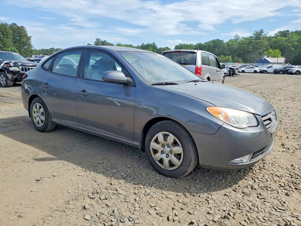 2009 Hyundai Elantra Gls Gray vin: KMHDU46D79U641994