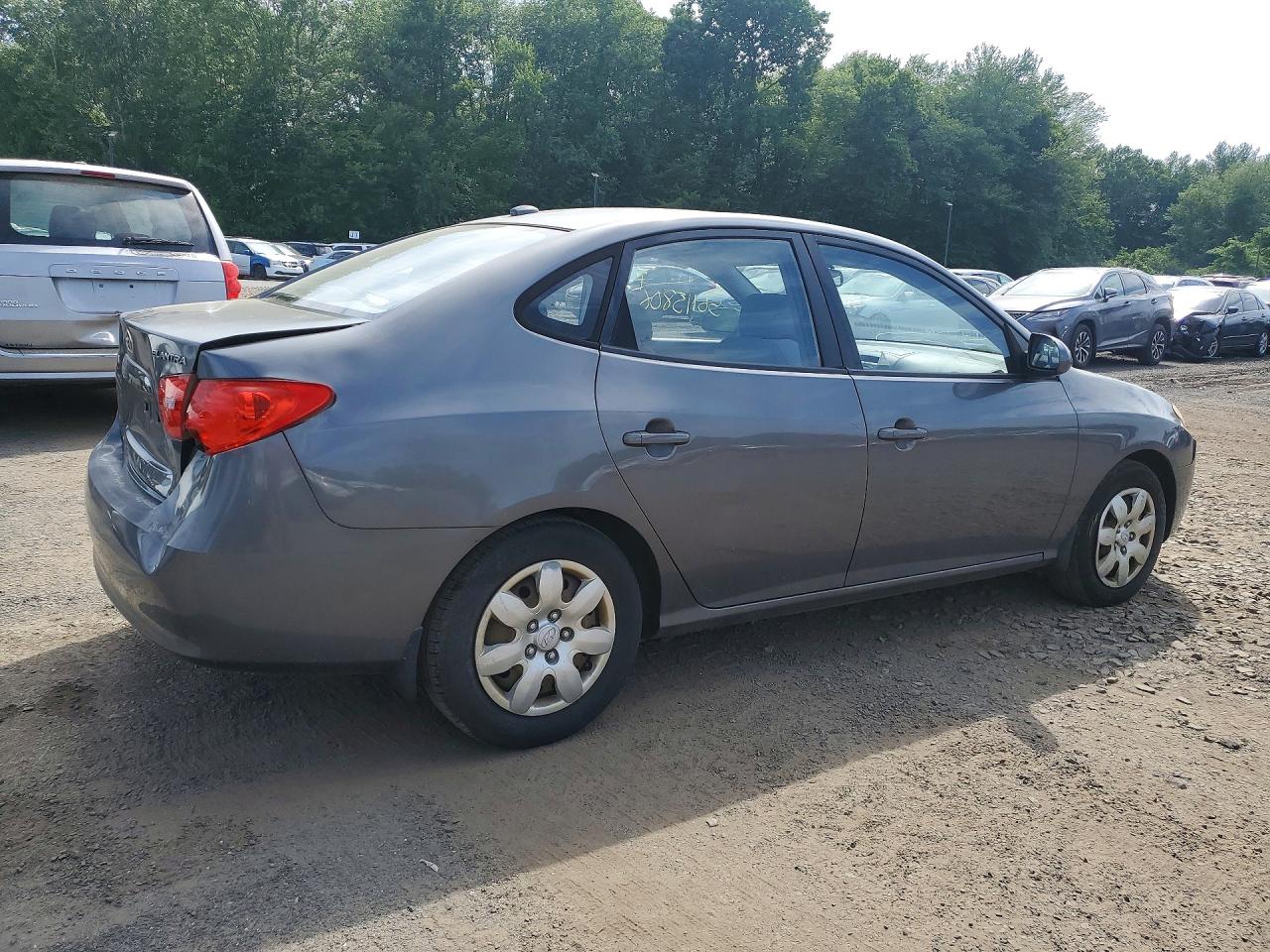 2009 Hyundai Elantra Gls Gray vin: KMHDU46D79U641994