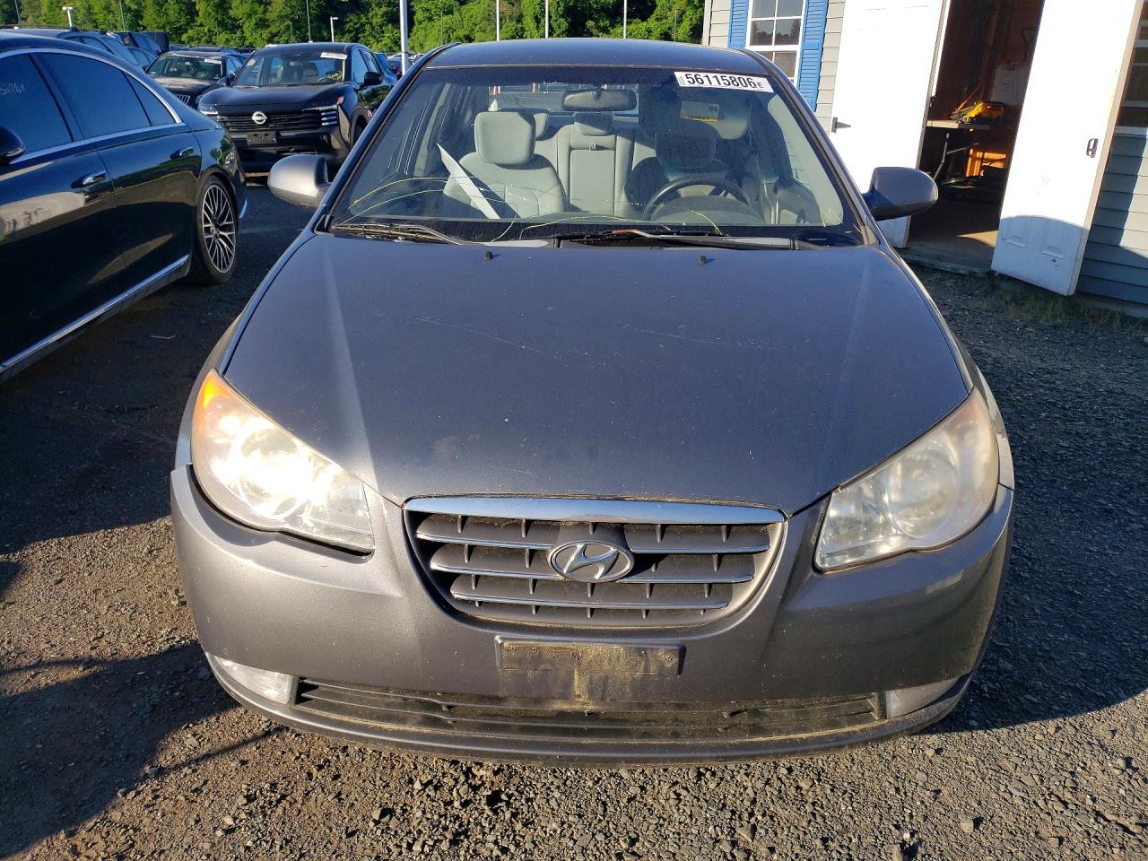 2009 Hyundai Elantra Gls Gray vin: KMHDU46D79U641994