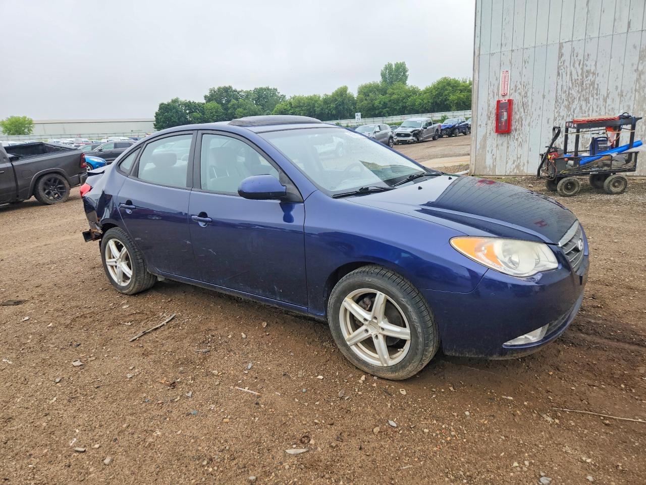 2009 Hyundai Elantra Se Blue vin: KMHDU46D79U664191