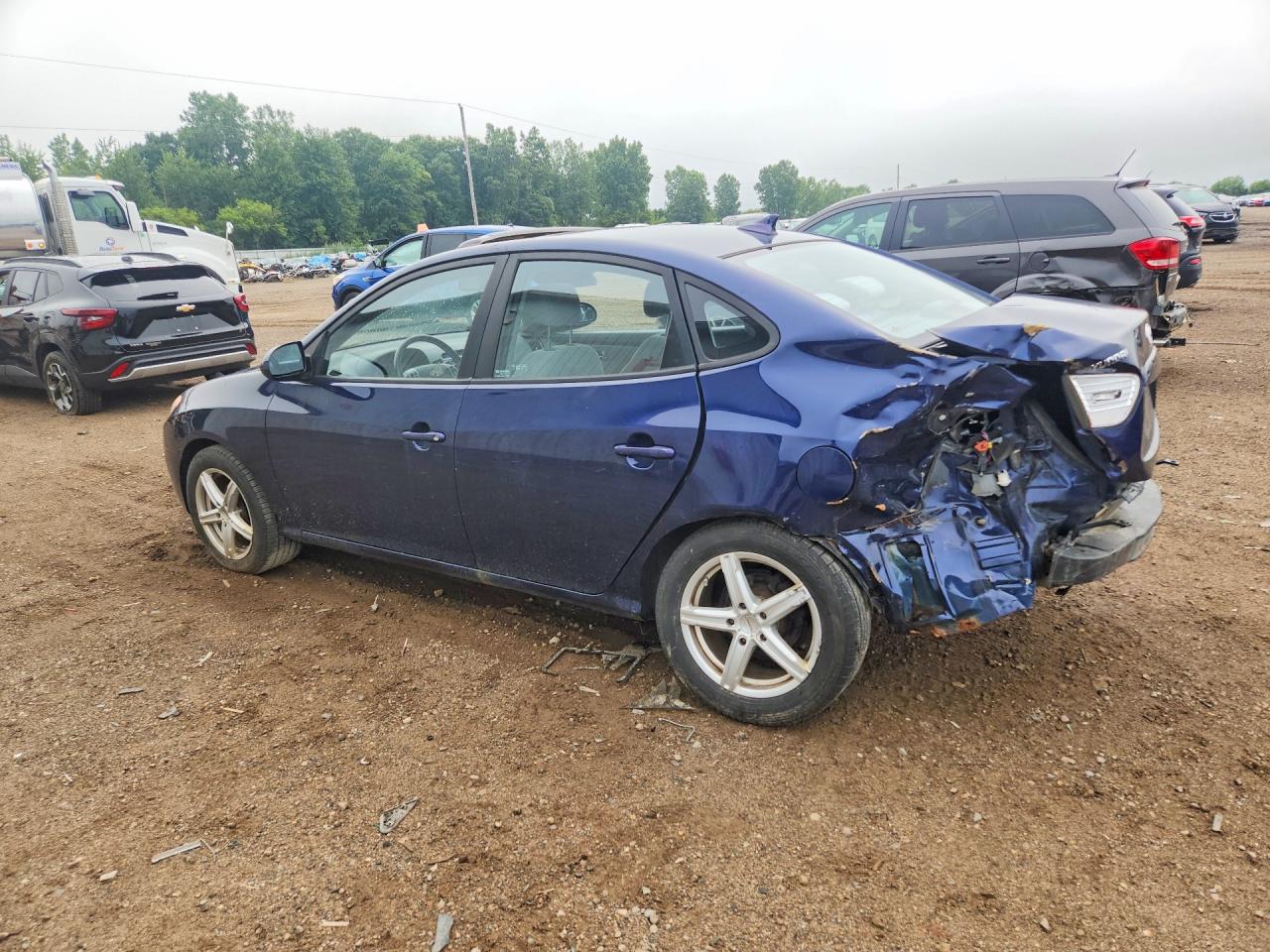2009 Hyundai Elantra Se Blue vin: KMHDU46D79U664191