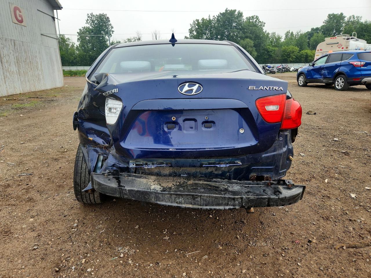 2009 Hyundai Elantra Se Blue vin: KMHDU46D79U664191