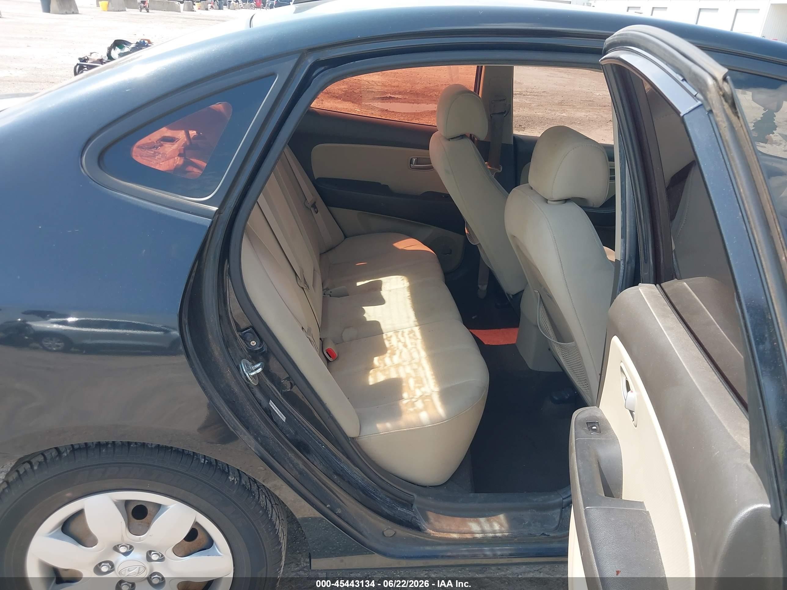 2009 Hyundai Elantra Gls Black vin: KMHDU46D79U673800