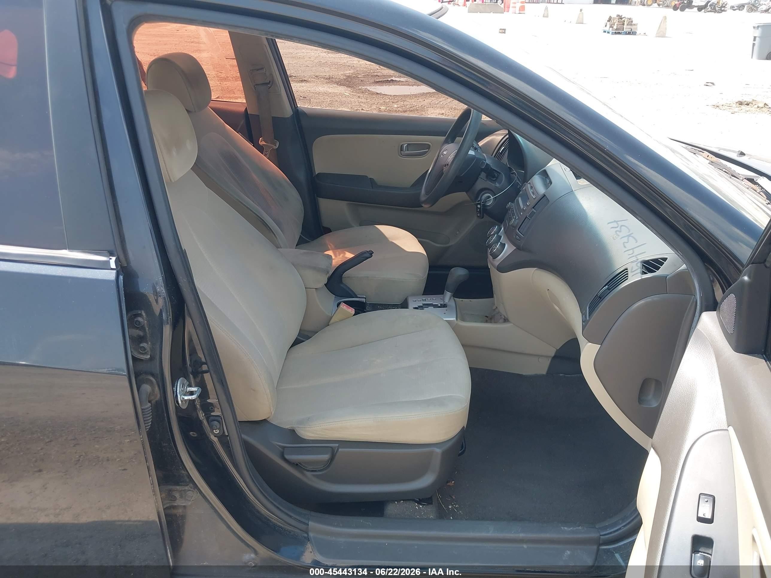 2009 Hyundai Elantra Gls Black vin: KMHDU46D79U673800