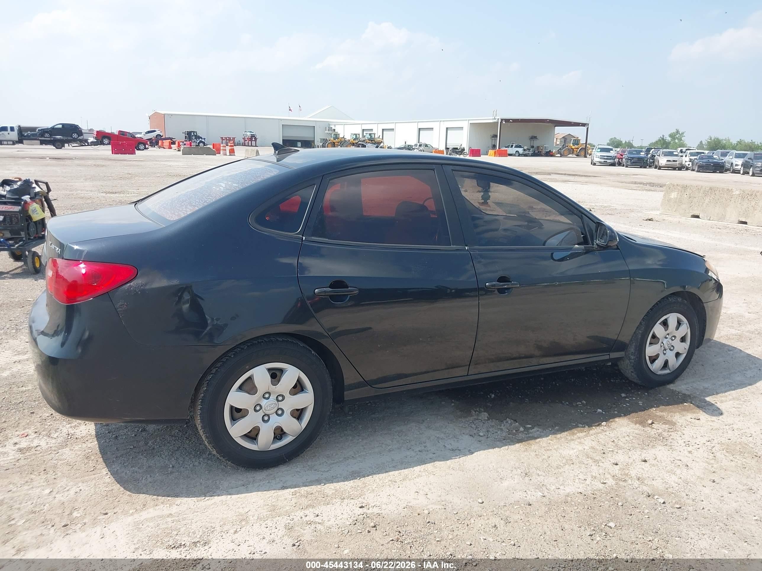2009 Hyundai Elantra Gls Black vin: KMHDU46D79U673800