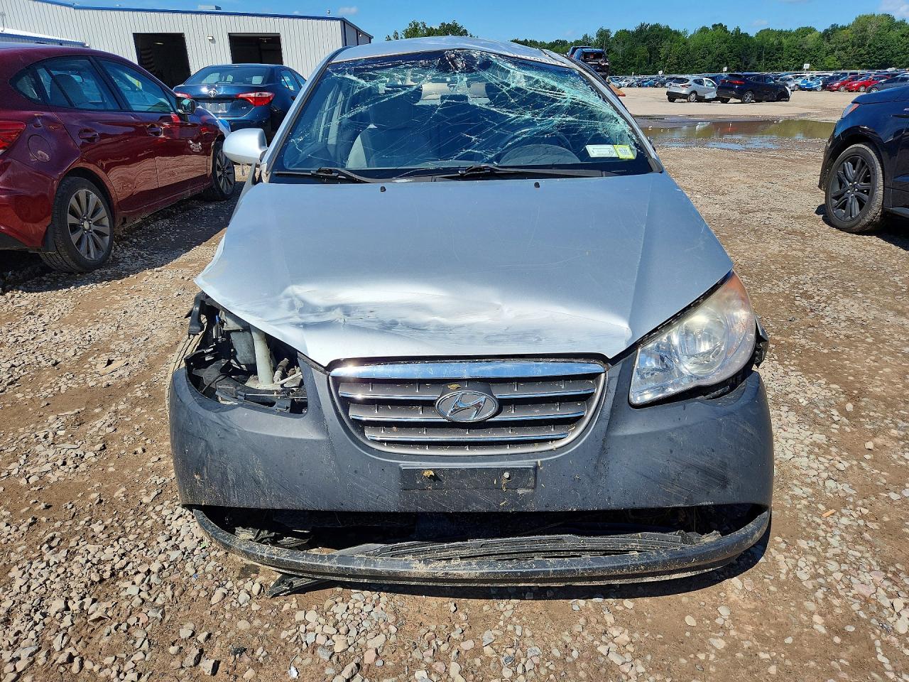 2009 Hyundai Elantra Gls Silver vin: KMHDU46D79U716127