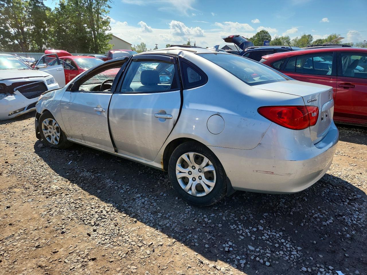 2009 Hyundai Elantra Gls Silver vin: KMHDU46D79U716127