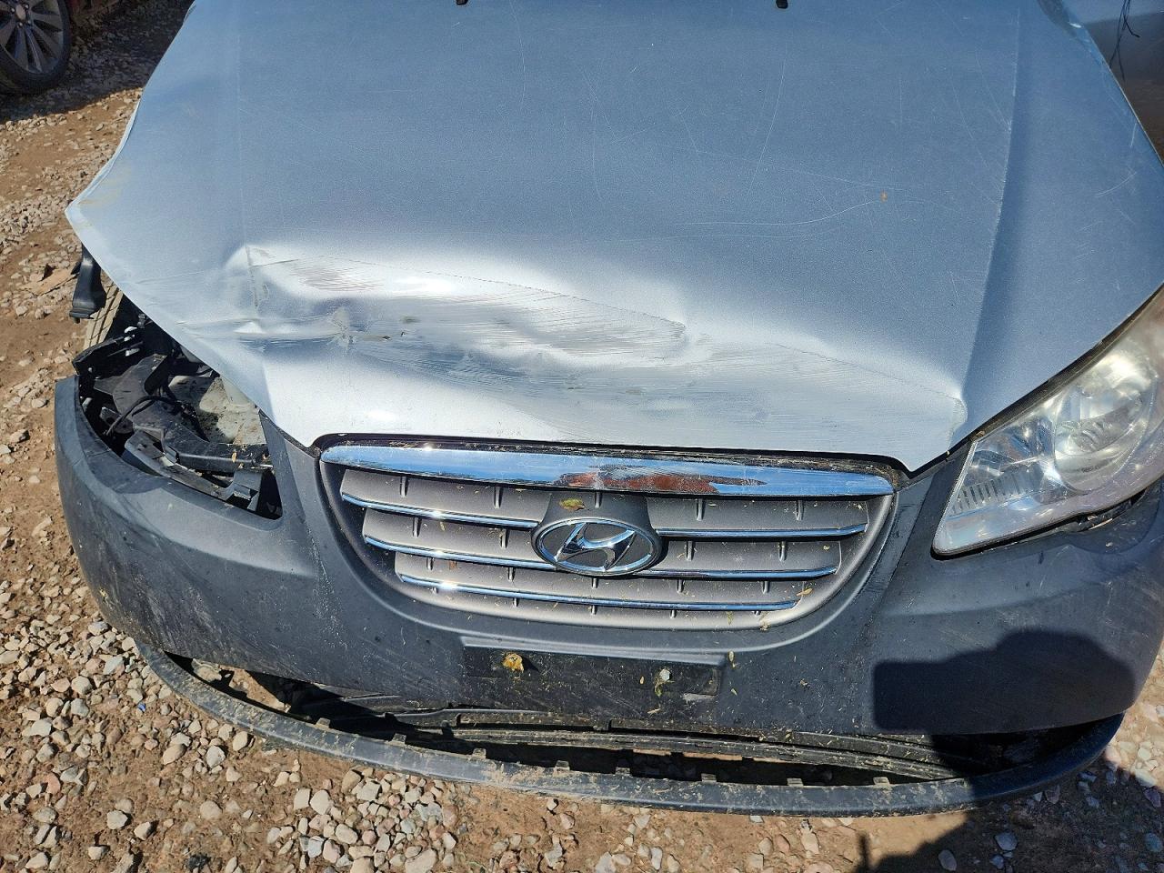 2009 Hyundai Elantra Gls Silver vin: KMHDU46D79U716127