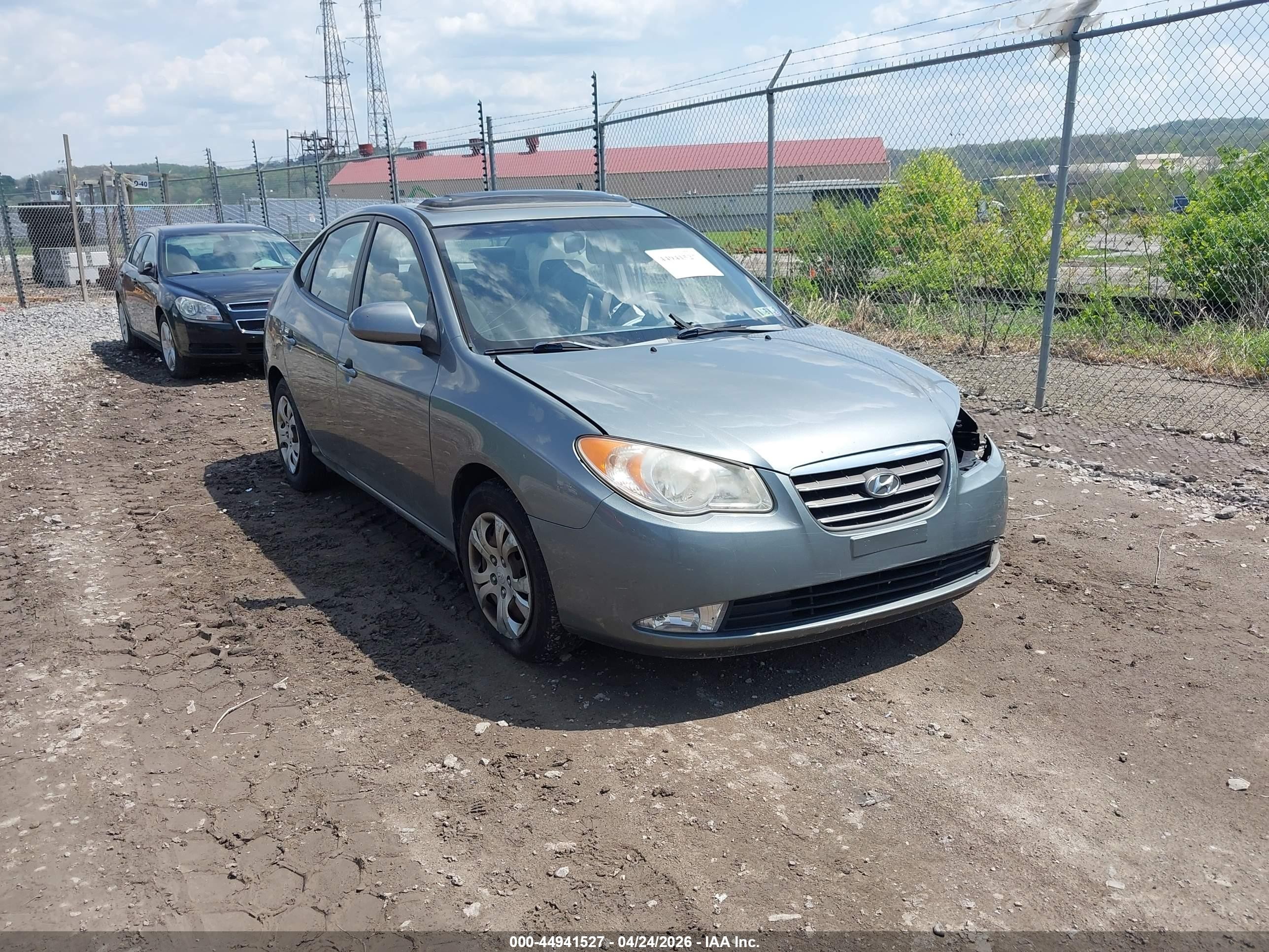 2009 Hyundai Elantra Gls Gray vin: KMHDU46D79U784878