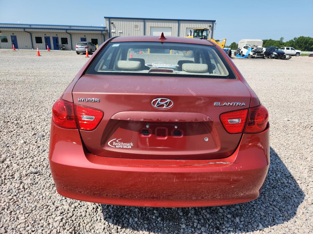 2009 Hyundai Elantra Gls Red vin: KMHDU46D79U811593