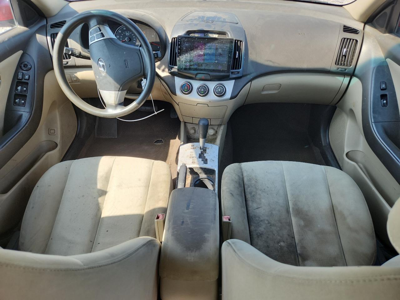 2009 Hyundai Elantra Gls Red vin: KMHDU46D79U811593