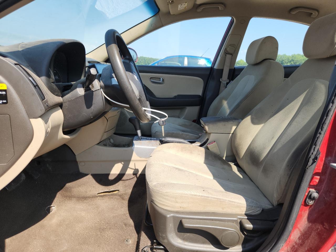 2009 Hyundai Elantra Gls Red vin: KMHDU46D79U811593