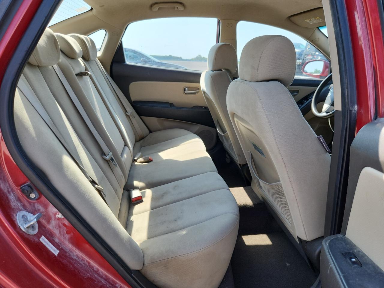 2009 Hyundai Elantra Gls Red vin: KMHDU46D79U811593