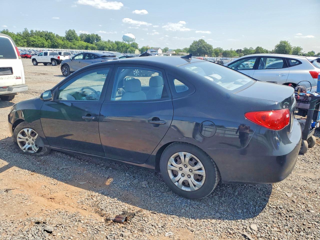 2009 Hyundai Elantra Gls Black vin: KMHDU46D79U815241