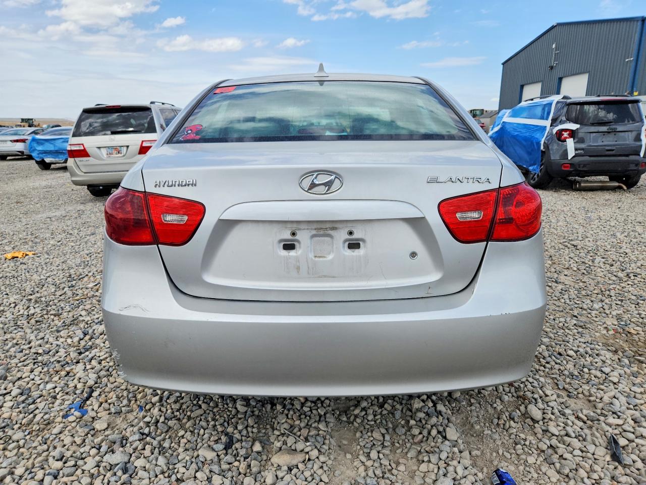 2009 Hyundai Elantra Gls Silver vin: KMHDU46D79U821105