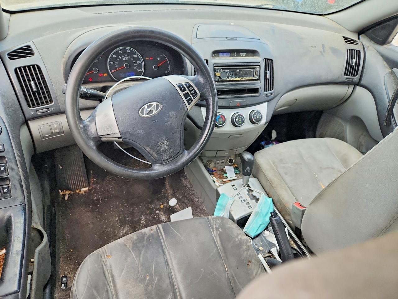 2009 Hyundai Elantra Gls Silver vin: KMHDU46D79U821105