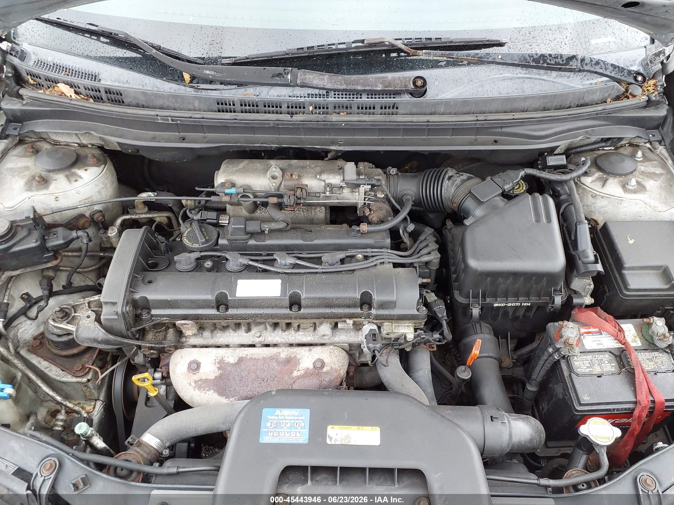 2007 Hyundai Elantra Gls/ltd/se Silver vin: KMHDU46D87U020485