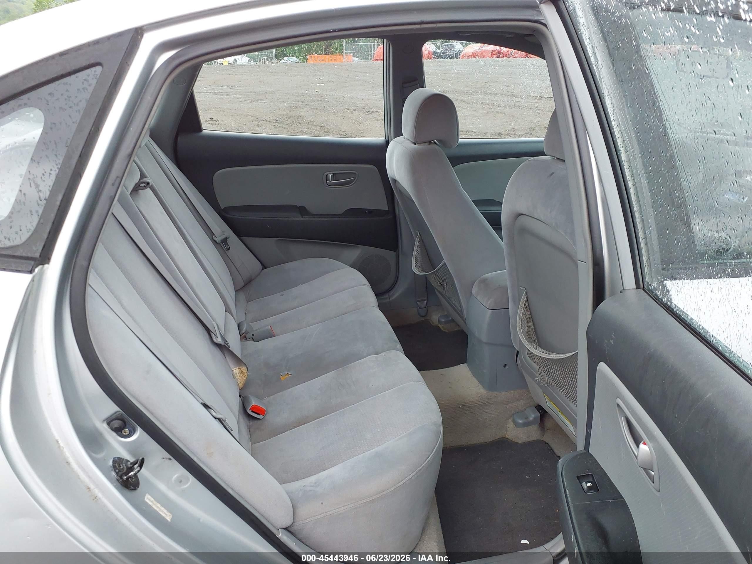 2007 Hyundai Elantra Gls/ltd/se Silver vin: KMHDU46D87U020485