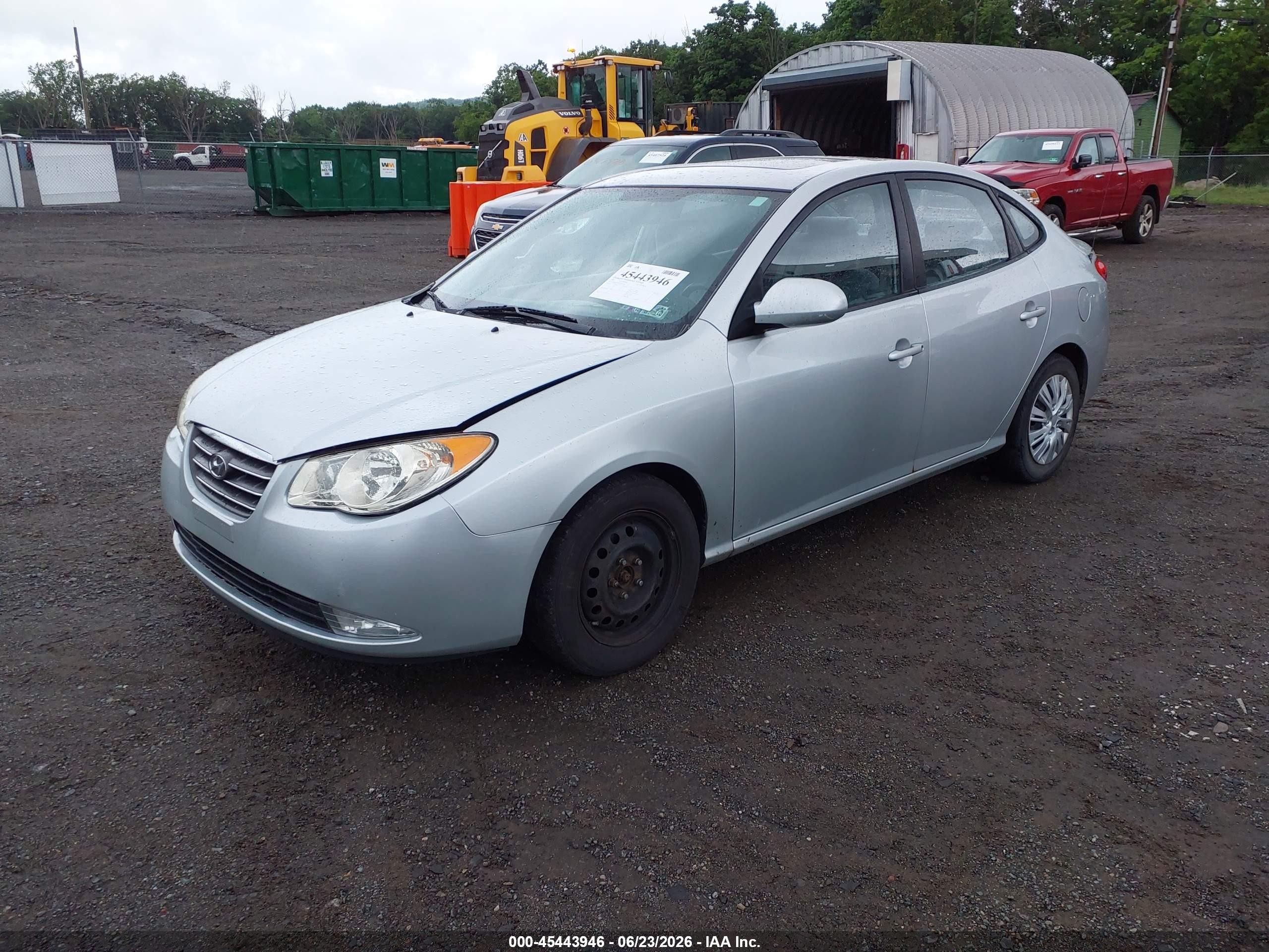 2007 Hyundai Elantra Gls/ltd/se Silver vin: KMHDU46D87U020485