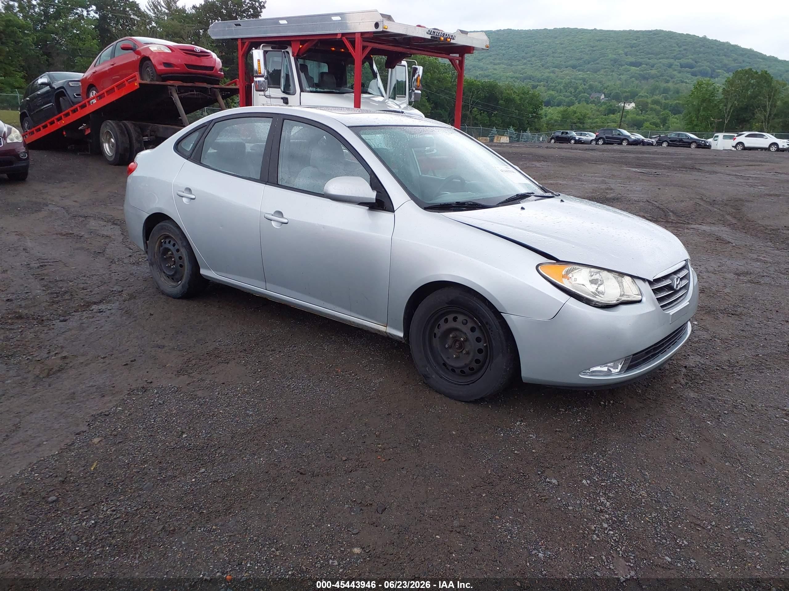 2007 Hyundai Elantra Gls/ltd/se Silver vin: KMHDU46D87U020485