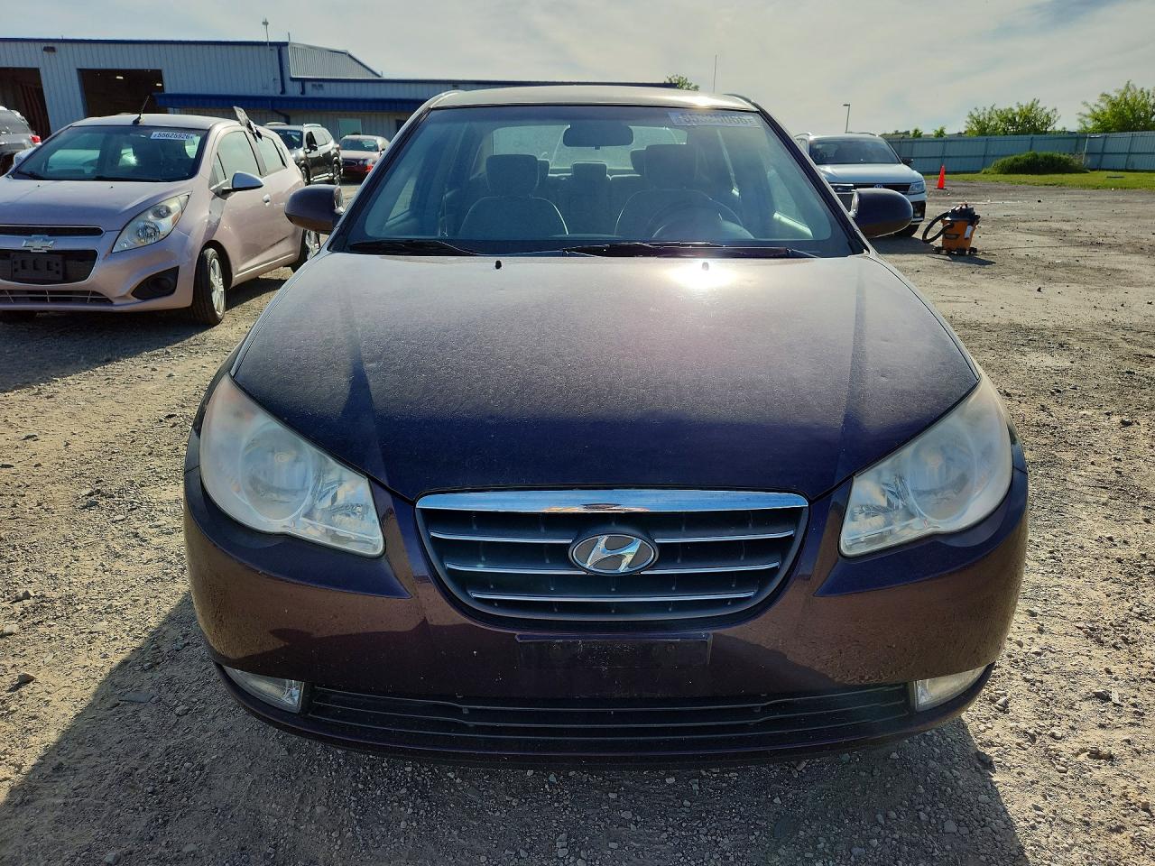 2007 Hyundai Elantra Gls Burgundy vin: KMHDU46D87U027209
