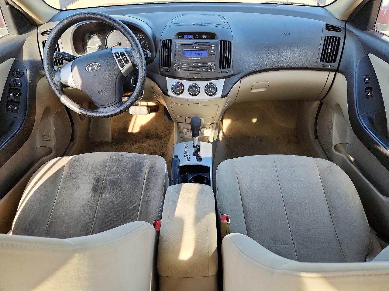 2007 Hyundai Elantra Gls Burgundy vin: KMHDU46D87U027209