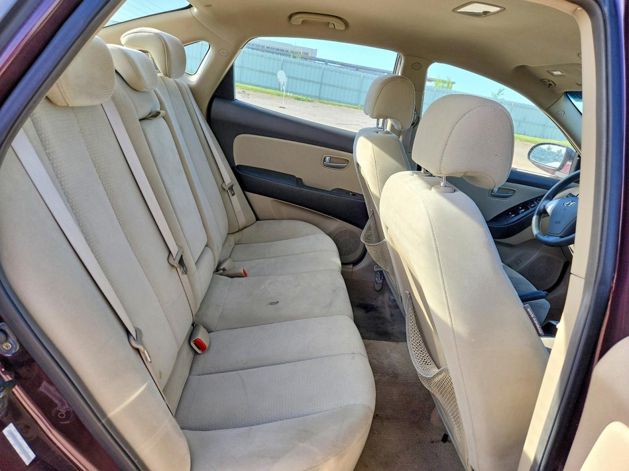 2007 Hyundai Elantra Gls Burgundy vin: KMHDU46D87U027209