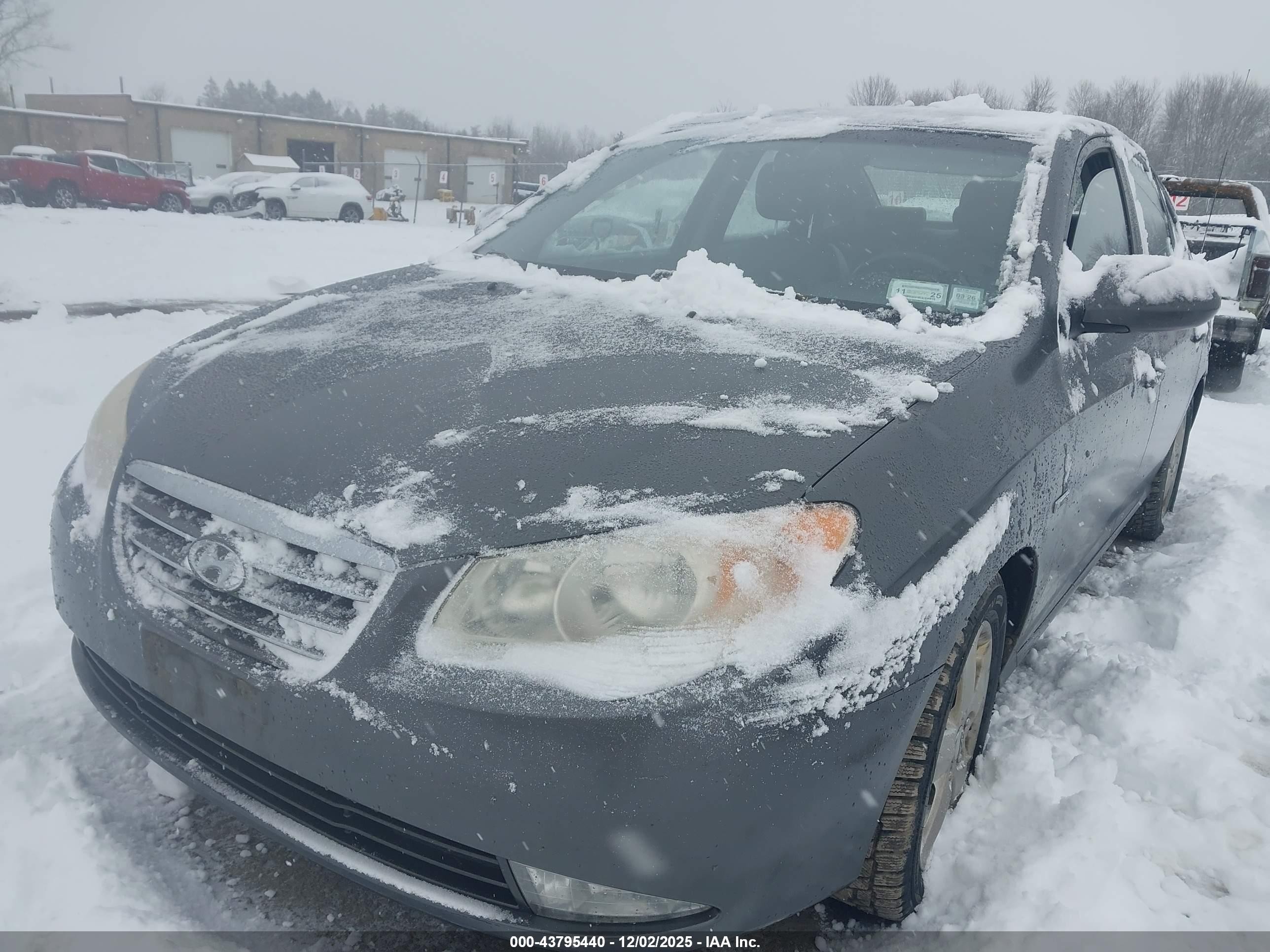 2007 Hyundai Elantra Gls/limited/se Серый vin: KMHDU46D87U090388