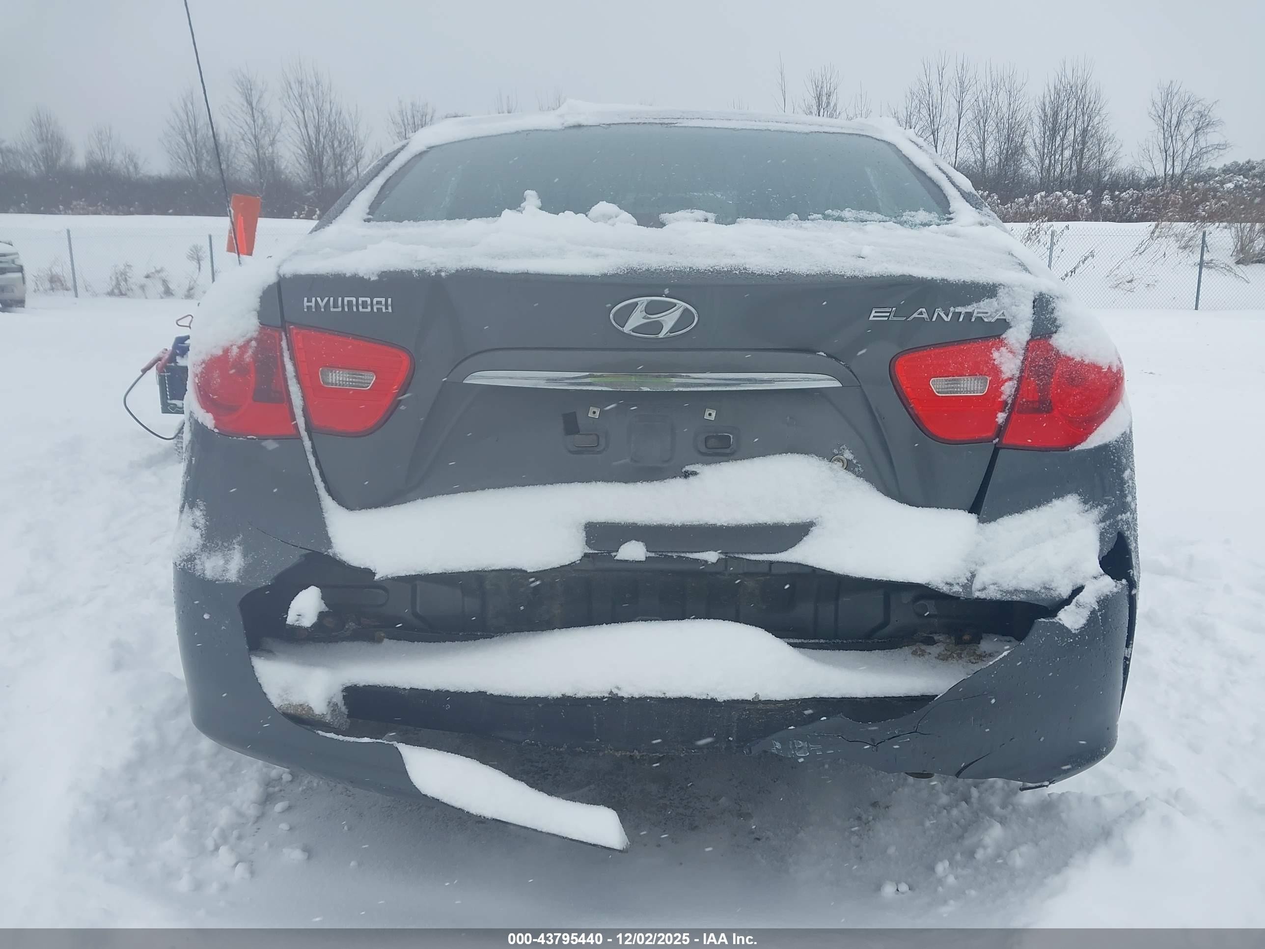 2007 Hyundai Elantra Gls/limited/se Серый vin: KMHDU46D87U090388