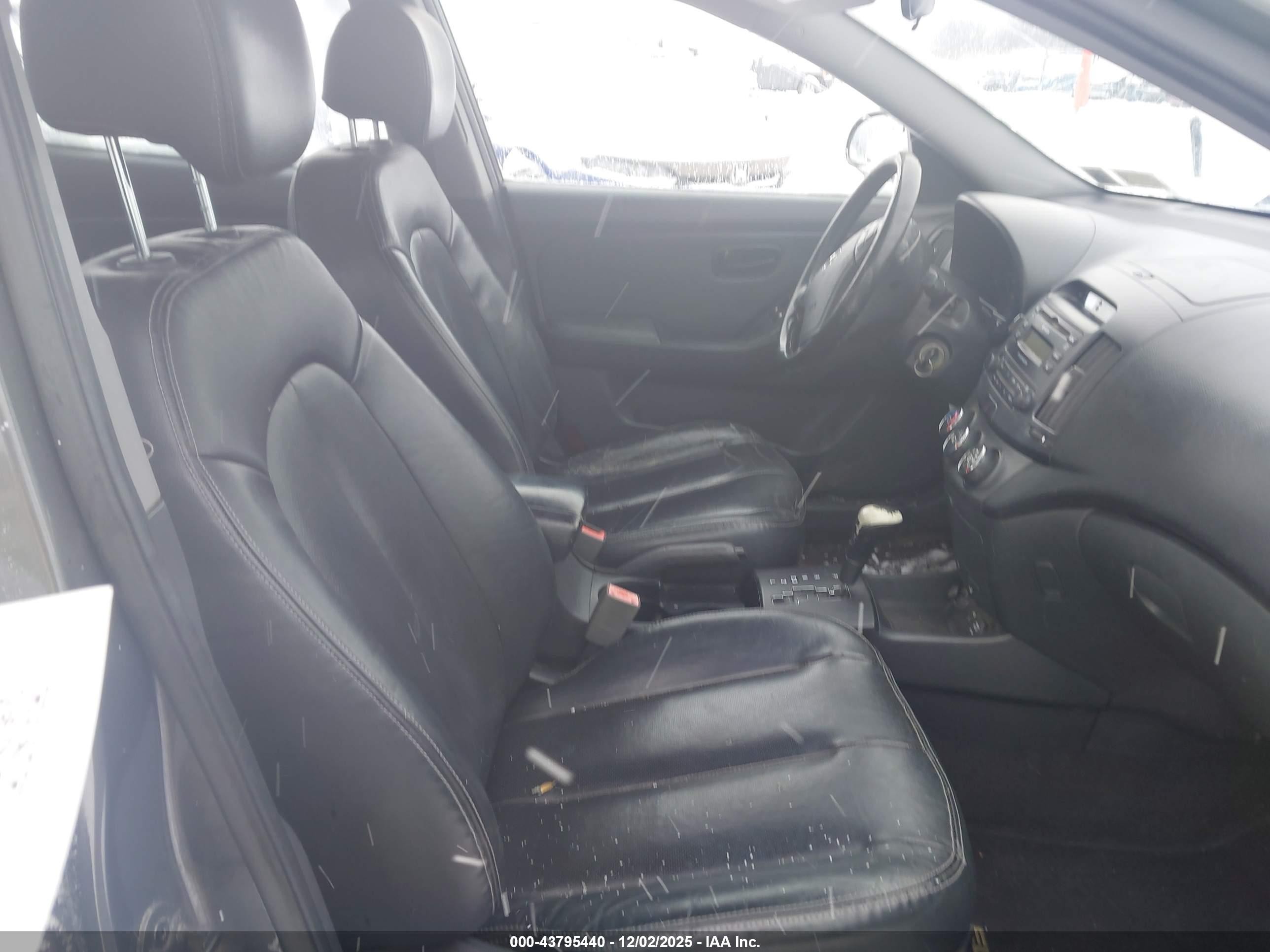 2007 Hyundai Elantra Gls/limited/se Серый vin: KMHDU46D87U090388