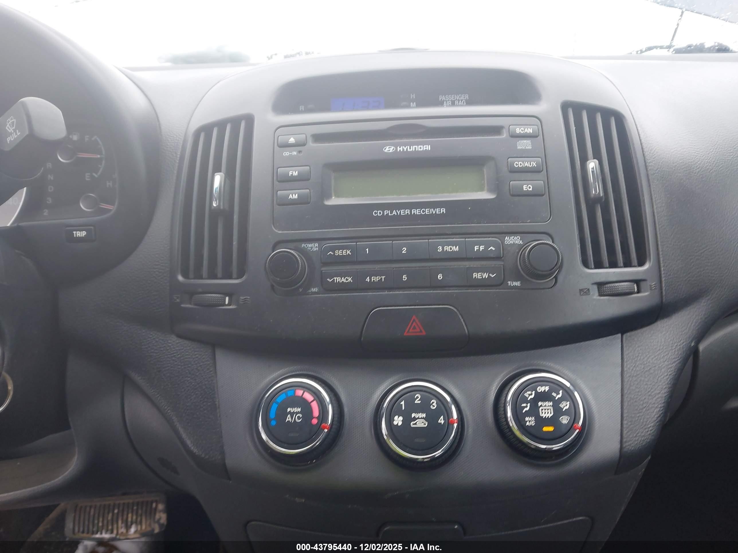 2007 Hyundai Elantra Gls/limited/se Серый vin: KMHDU46D87U090388