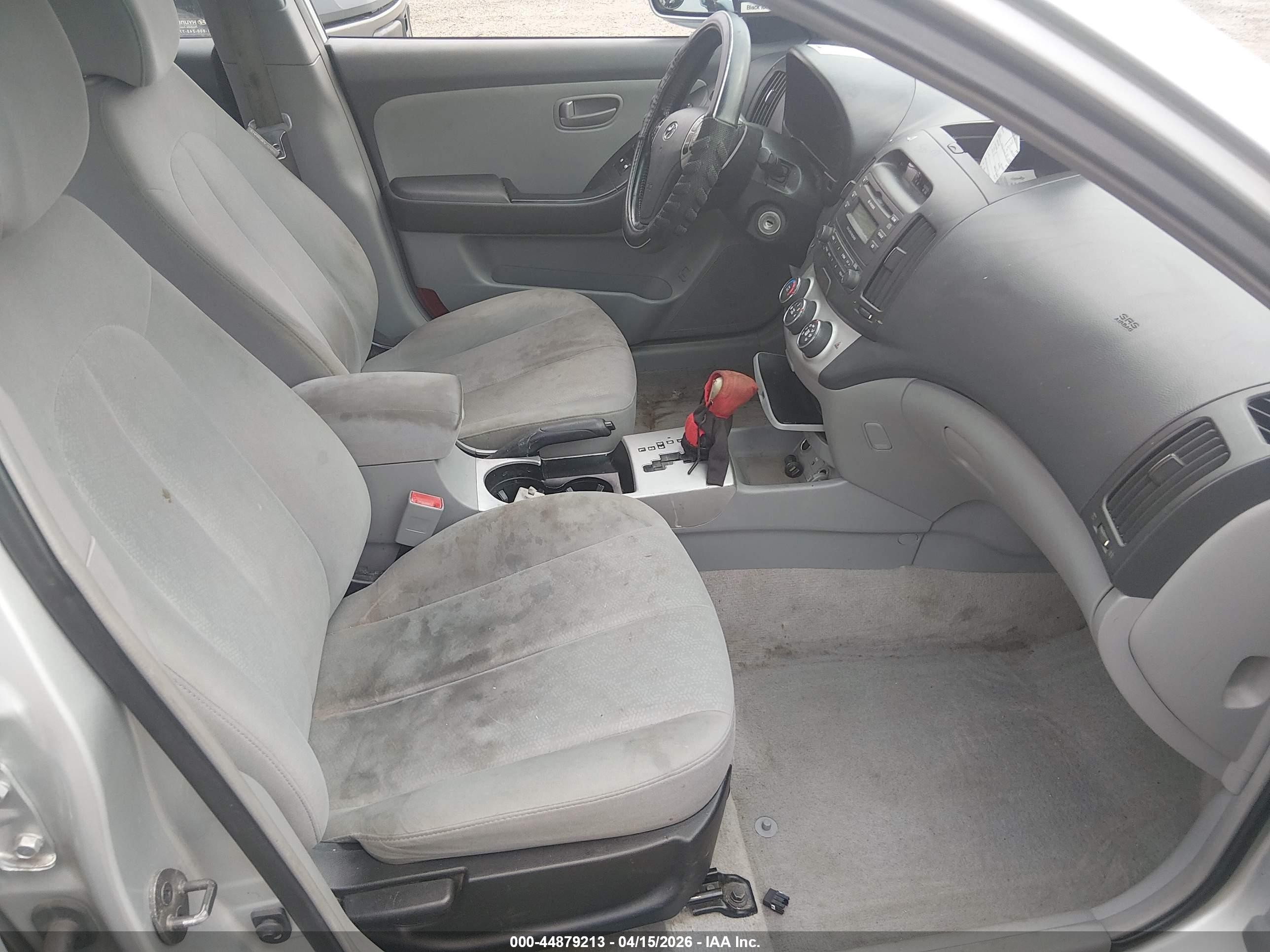 2007 Hyundai Elantra Gls/limited/se Silver vin: KMHDU46D87U108565