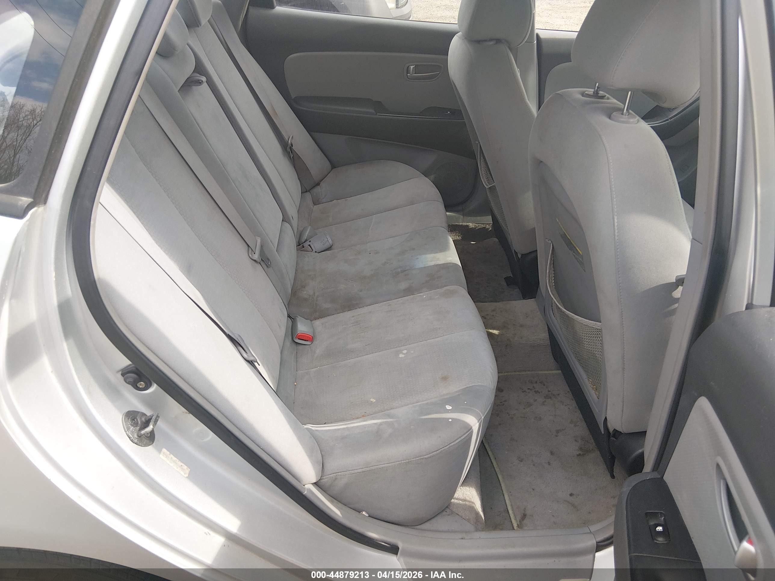 2007 Hyundai Elantra Gls/limited/se Silver vin: KMHDU46D87U108565