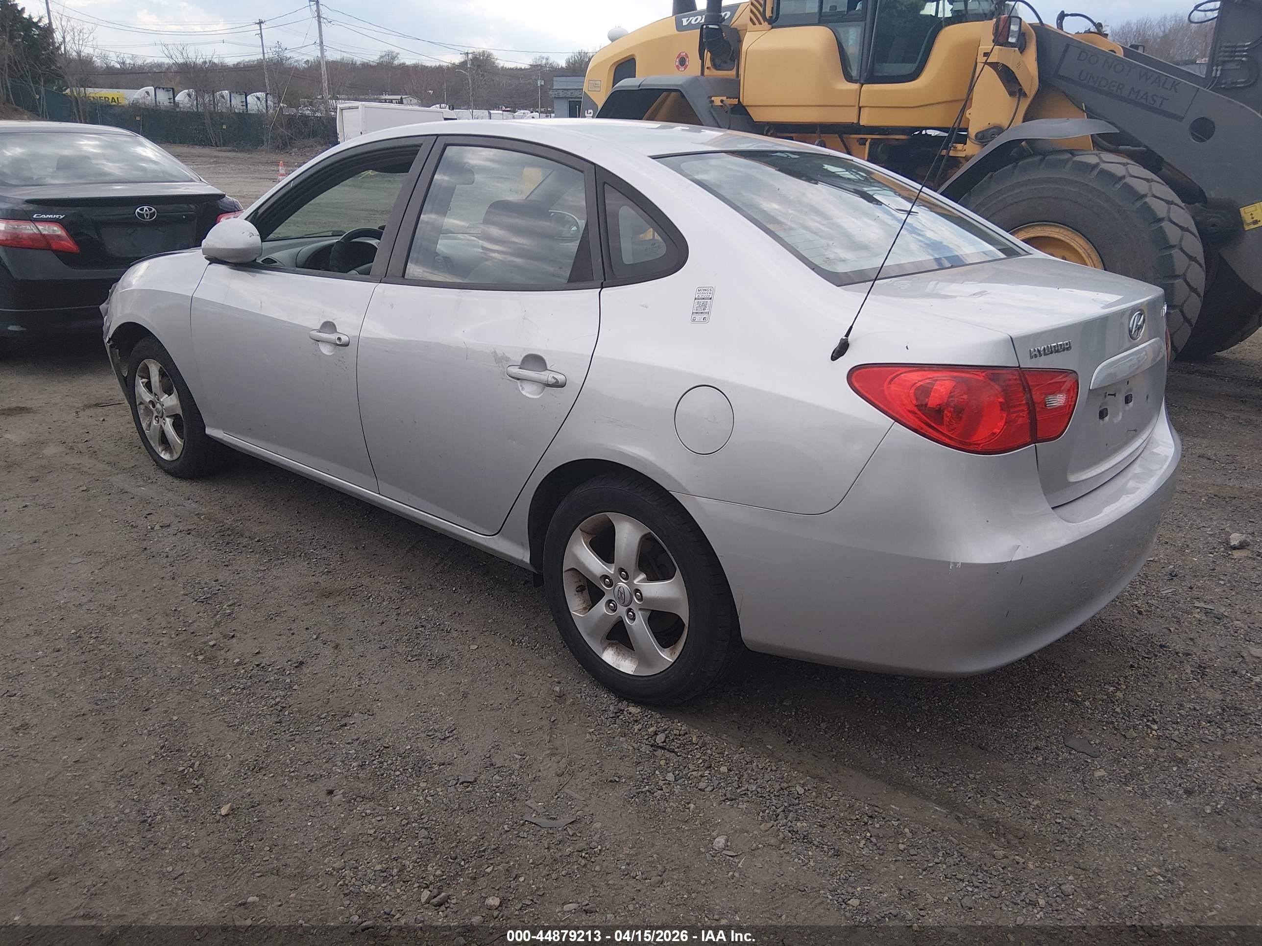 2007 Hyundai Elantra Gls/limited/se Silver vin: KMHDU46D87U108565