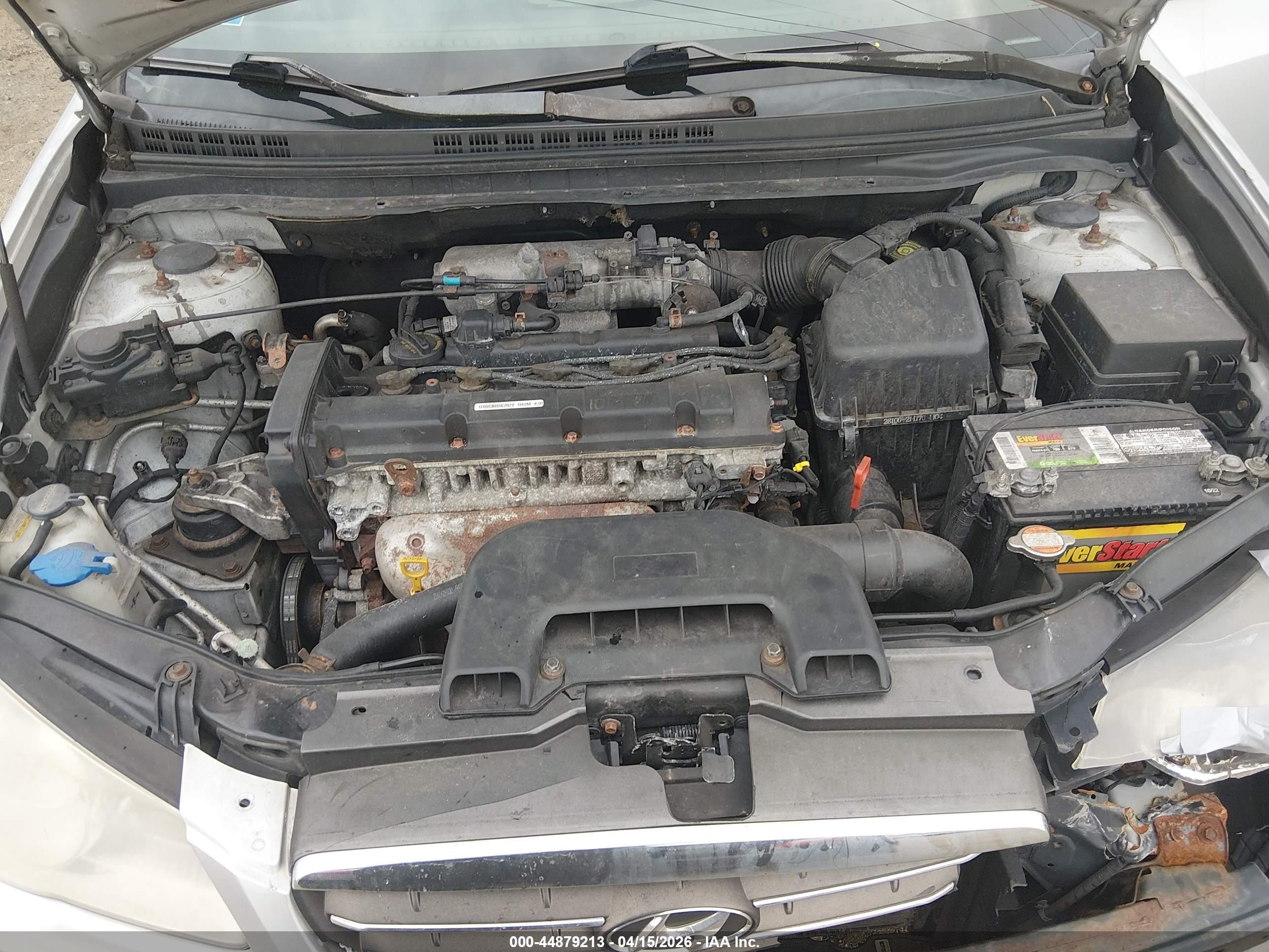2007 Hyundai Elantra Gls/limited/se Silver vin: KMHDU46D87U108565