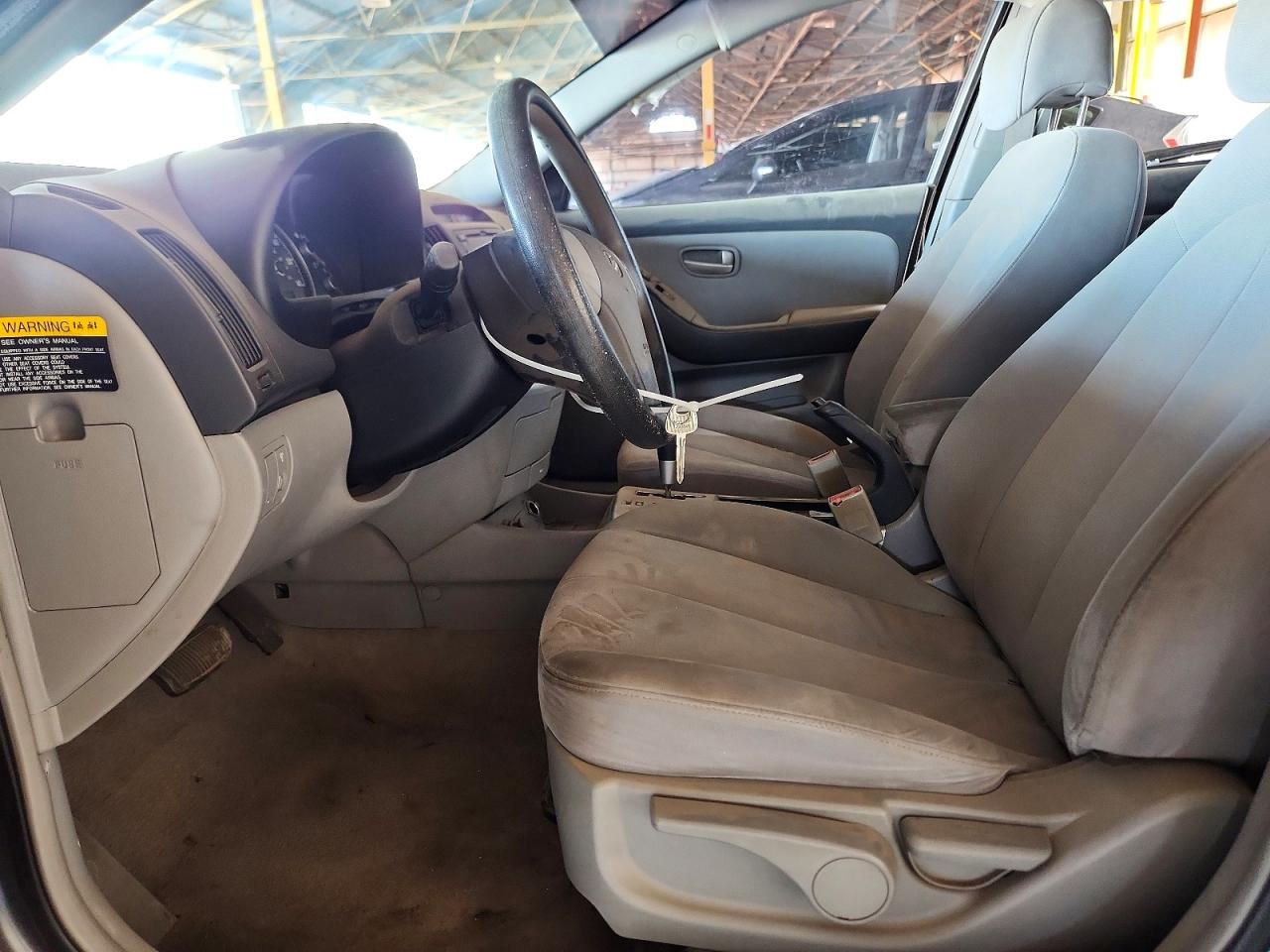 2007 Hyundai Elantra Gls Gray vin: KMHDU46D87U156504