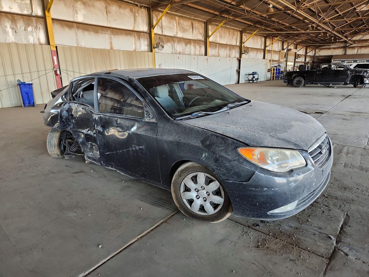2007 Hyundai Elantra Gls Gray vin: KMHDU46D87U156504