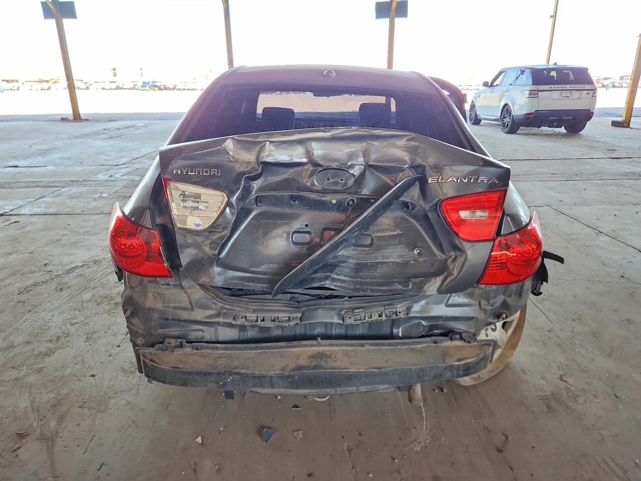 2007 Hyundai Elantra Gls Gray vin: KMHDU46D87U156504